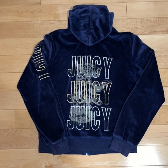 Juicy Couture Zip Up Sweater - Picture 2 of 3